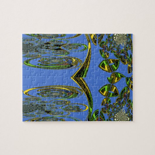 Puzzle Impression d'art Iridescente avec design abstrait  (Horizontal)