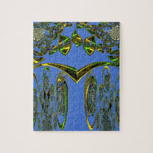 Puzzle Impression d'art Iridescente avec design abstrait