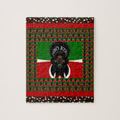 Puzzle Impression d'art Jambo Kenya (Vertical)