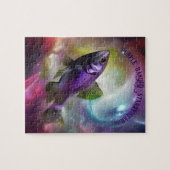 Puzzle Impression d'art numérique de fantaisie IA Poisson (Horizontal)