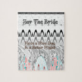 Puzzle Impression d'art pour cadeau de fête de fiançaille (Vertical)