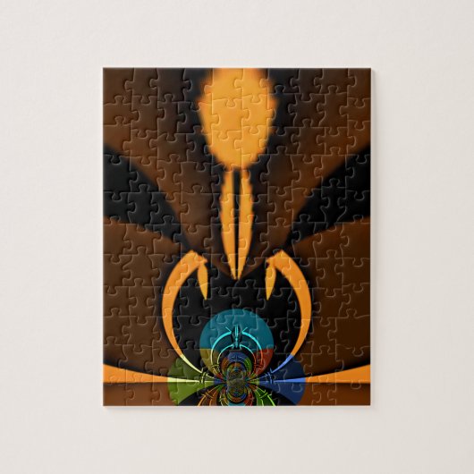 Puzzle Impression de contraste de couleur Abstraite (Vertical)