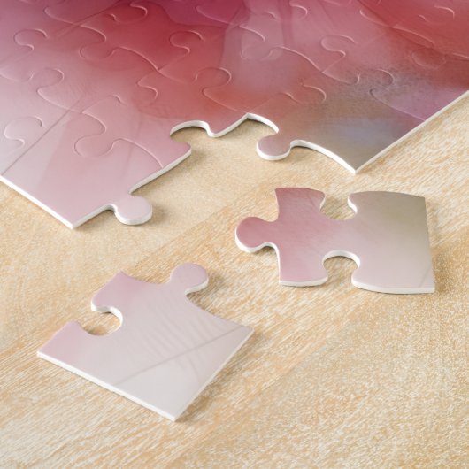 Puzzle Impression de fleurs aquarelles abstraites (Côté)