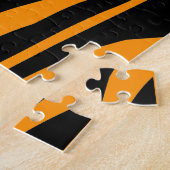 Puzzle Impression de la Zèbre orange Princeton (Côté)