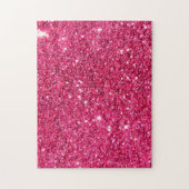 Puzzle Impression de Parties scintillant rose-chaud (Vertical)