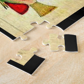 Puzzle impression de poisson d'époque (Côté)