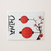 Puzzle Impression de poster de voyage Lanternes de Chine. (Horizontal)