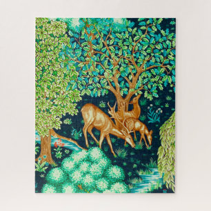 Puzzle Impression de tapisserie Cerf de William Morris au