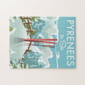 Puzzle Impression de voyage Pyrenees To Ski. (Horizontal)