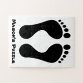 Puzzle Impression des pieds de l'enfant (Horizontal)