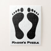 Puzzle Impression des pieds de l'enfant (Vertical)