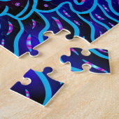 Puzzle Impression du boho de fleur Neon Lotus (Côté)
