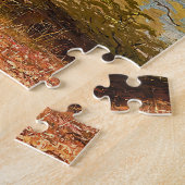 Puzzle Impression d'une peinture à l'huile de forêt côtiè (Côté)