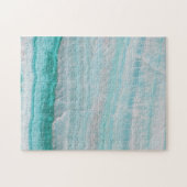 Puzzle Impression en pierre de granit turquoise (Horizontal)