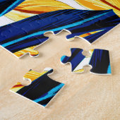 Puzzle Impression feuille de palme exotique (Côté)