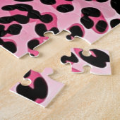 Puzzle Impression guépard rose RAB Rockabilly (Côté)