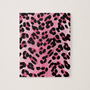 Puzzle Impression guépard rose RAB Rockabilly