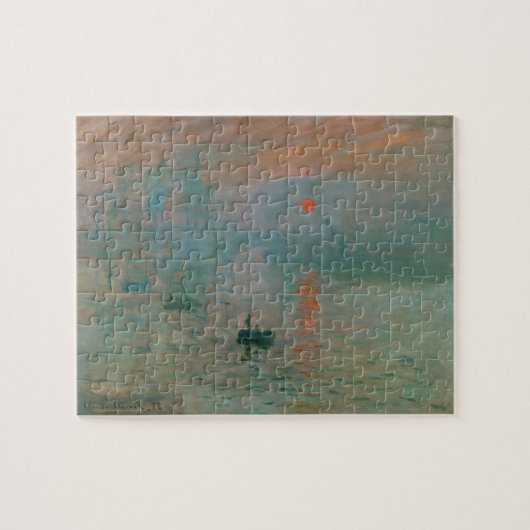Puzzle Impression, Soleil Levant par Claude Monet 1872 (Horizontal)