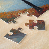 Puzzle Impressionist Autumn River Walk Lamp Posts (Côté)