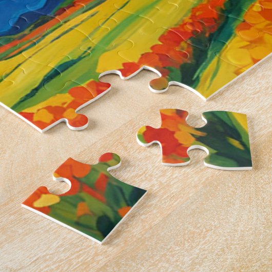 Puzzle Impressionnisme Énergie solaire et éolienne (Côté)