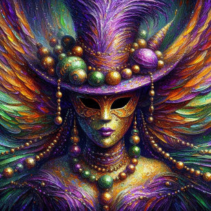 Puzzle Impressionnisme vaudou Mardi Gras