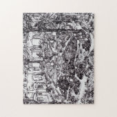 Puzzle Impressionnisme Vincent Van Gogh Garten des Hospit (Vertical)