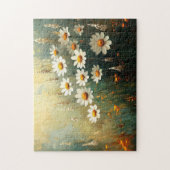 Puzzle Impressionniste Daisy Field Art (Vertical)