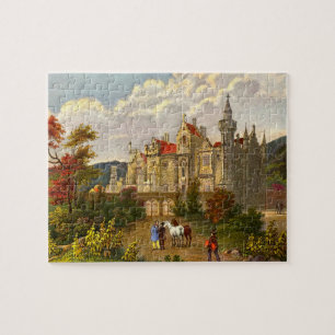 Puzzle imprimé antique de la maison Abbotsford
