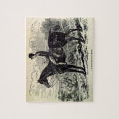 Puzzle Imprimé au 19e siècle Un cheval de chasse léger (Vertical)