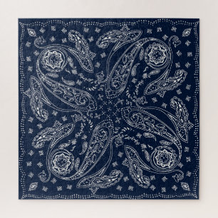 Puzzle Imprimé vintage paisley bohème