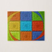 Puzzle Imprimer À damiers (Horizontal)