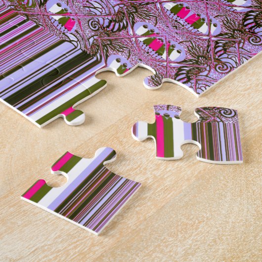 Puzzle Imprimer l'art Motif Abstrait dense et complexe (Côté)