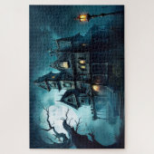 Puzzle Imredoutable Halloween Haunted Mansion après minui (Vertical)