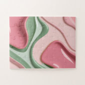 Puzzle in stylish abstract graphic legpuzzel (Horizontaal)