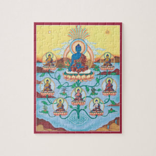 PUZZLE IN TIN - 8 Medicine Buddhas-Healing Masters Legpuzzel