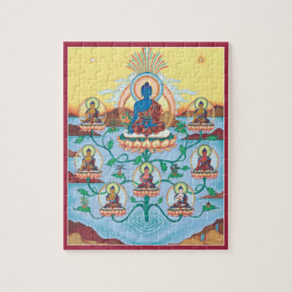 PUZZLE IN TIN - 8 Medicine Buddhas-Healing Masters Legpuzzel