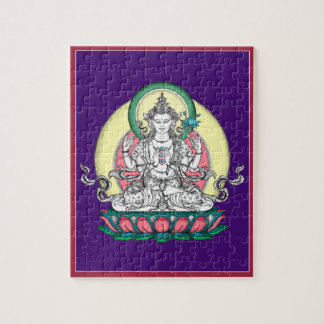 PUZZLE IN TIN - Chenrezig - Buddha of Compassion Legpuzzel