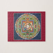 PUZZLE IN TIN - Mandala Buddha over compassie Legpuzzel (Horizontaal)