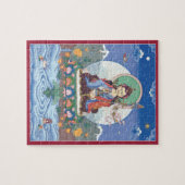 PUZZLE IN TIN - Padmasambhava (Tib: Guru Rinpoche) Legpuzzel (Horizontaal)