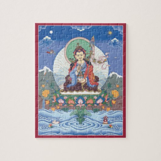 PUZZLE IN TIN - Padmasambhava (Tib: Guru Rinpoche) Legpuzzel (Verticaal)