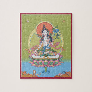 PUZZLE IN TIN - White Tara - Buddha of Longevity Legpuzzel