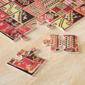 Puzzle Inca "poncho", la Bolivie, c.1500 (laine) (Côté)