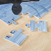 Puzzle Incroyable Orques d'aquarelle noire et blanche (Côté)