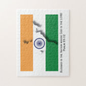 Puzzle INDE | Blessed Nation | DRAPEAU INDIEN (Vertical)