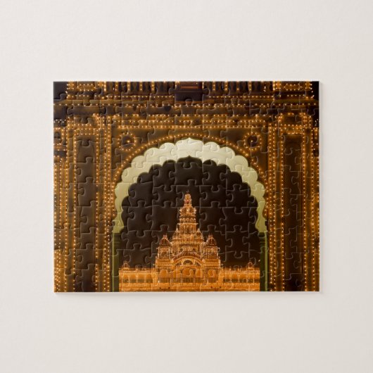 Puzzle INDE, Karnataka, Mysore : Palais du Majaraja (b. 3 (Horizontal)