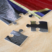 Puzzle Inde, Rajasthan, Jaipur. Le fort d'Amber. (Côté)