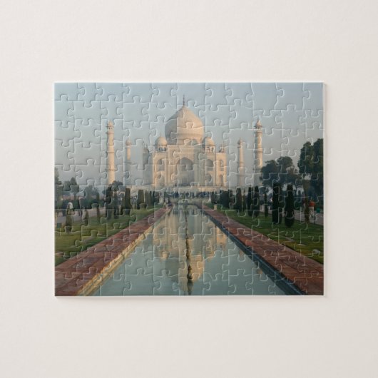 Puzzle INDE, Uttar Pradesh, Agra : Taj Mahal, matin (Horizontal)