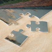 Puzzle INDE, Uttar Pradesh, Agra : Taj Mahal, matin (Côté)