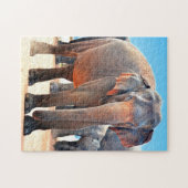 Puzzle Indian Elephant Sri Lanka. (Horizontal)