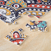 Puzzle Indian Paisley : Motif ethnique mandala (Côté)